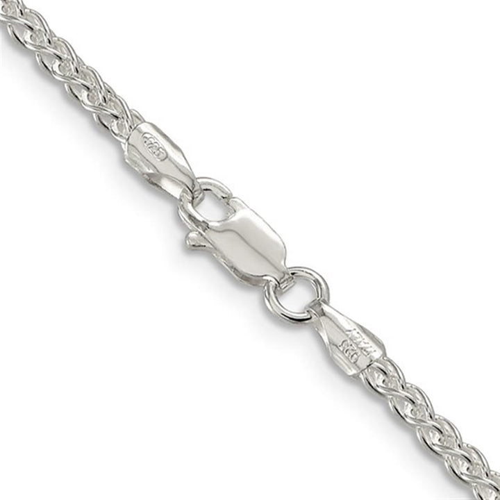 White .925 2.5 MM Spiga Chain 24" Long