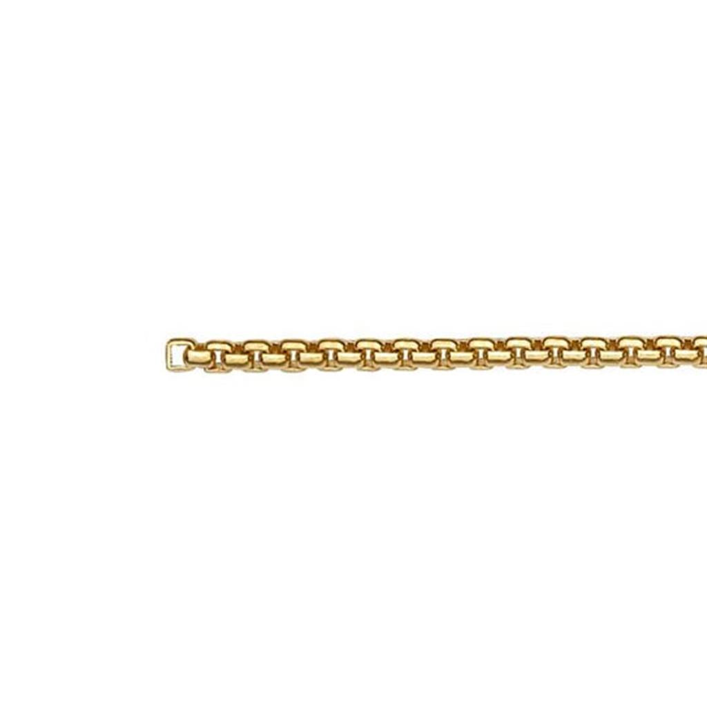Yellow Gold Filled 1.7 MM Box Chain 25.5" Long
