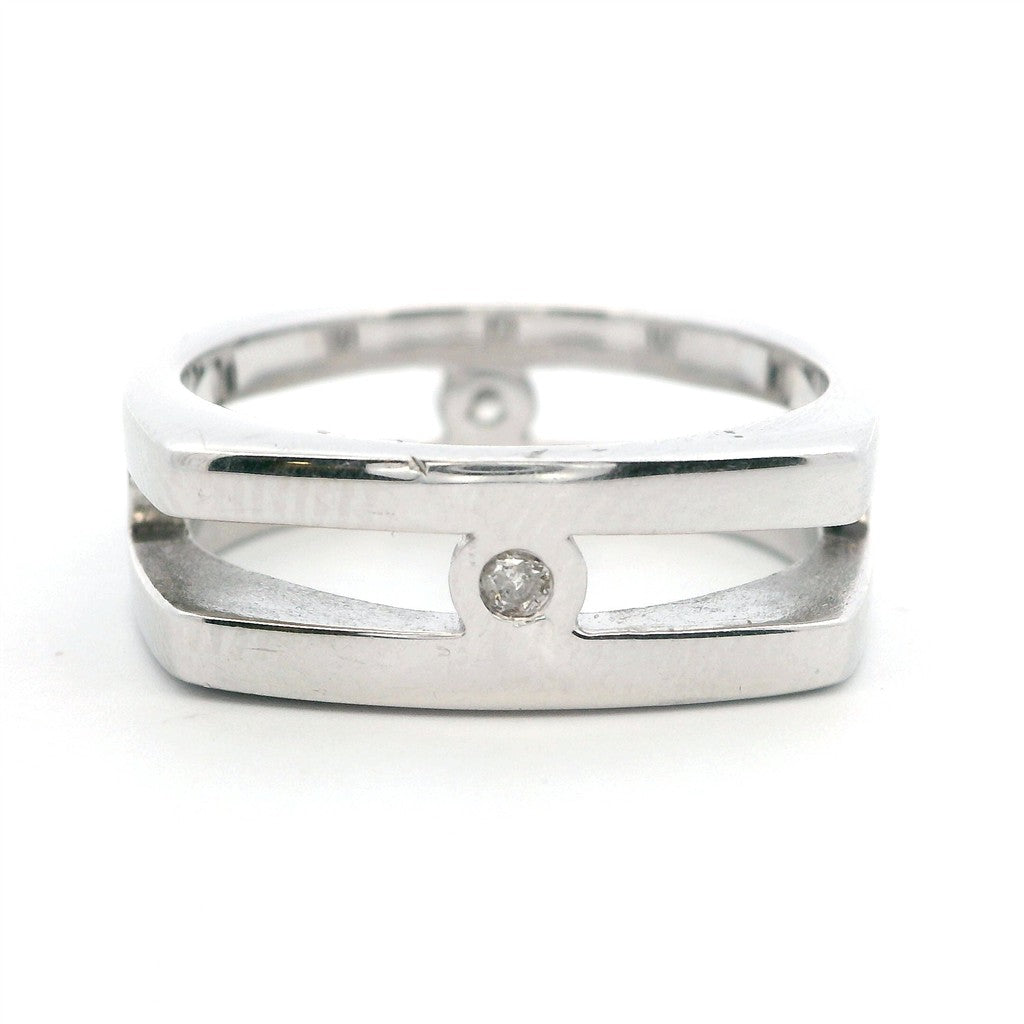 4 Stone Style Rings Silver with Stones Sterling Silver White with Diamonds size 10