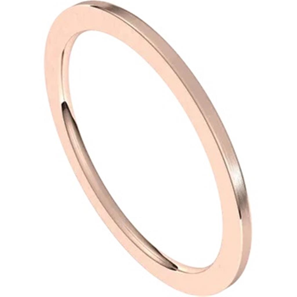 Straight Solid Wedding Band Prec Metal Womens 10 Karat Gold Yellow Size 8.25