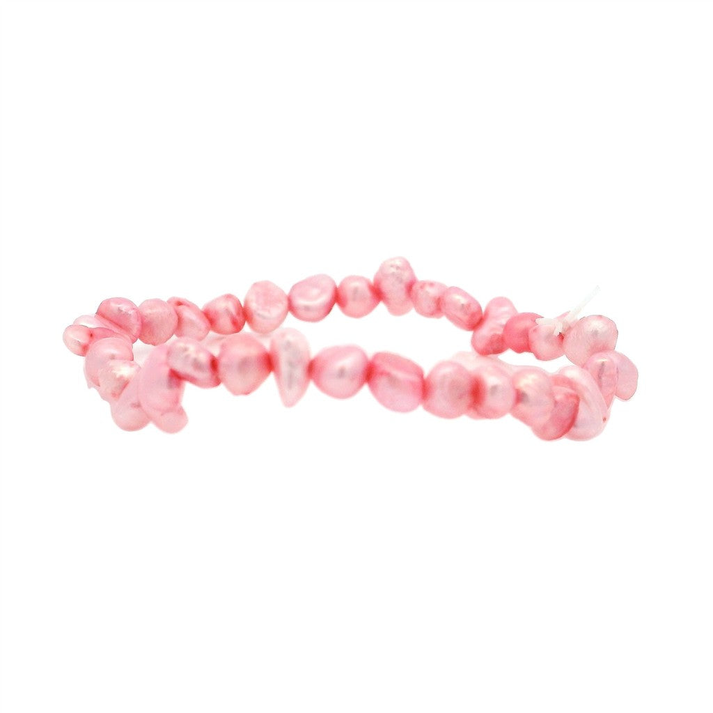 Fresh Water Pearl Bracelet Elastic 5" Long