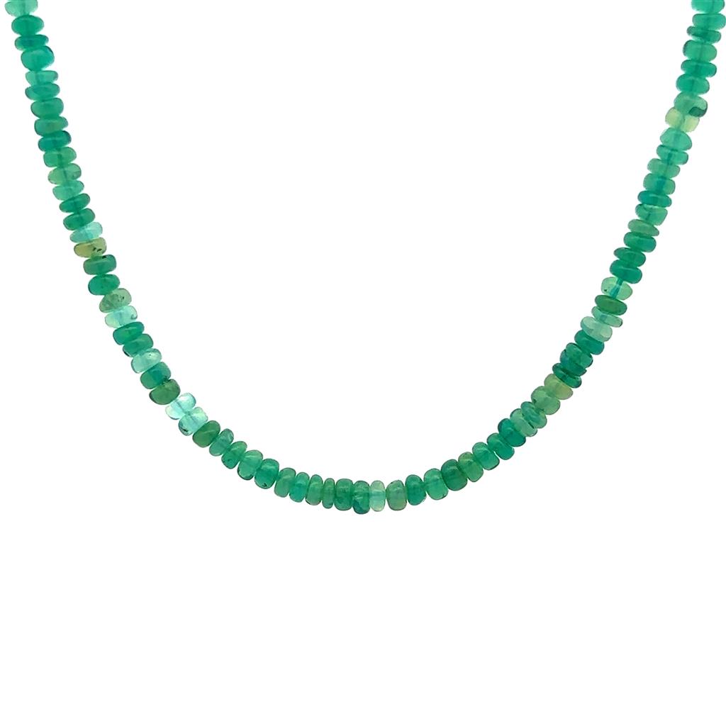Opal Continual Necklace With a 14 KT Clasp 16" Long