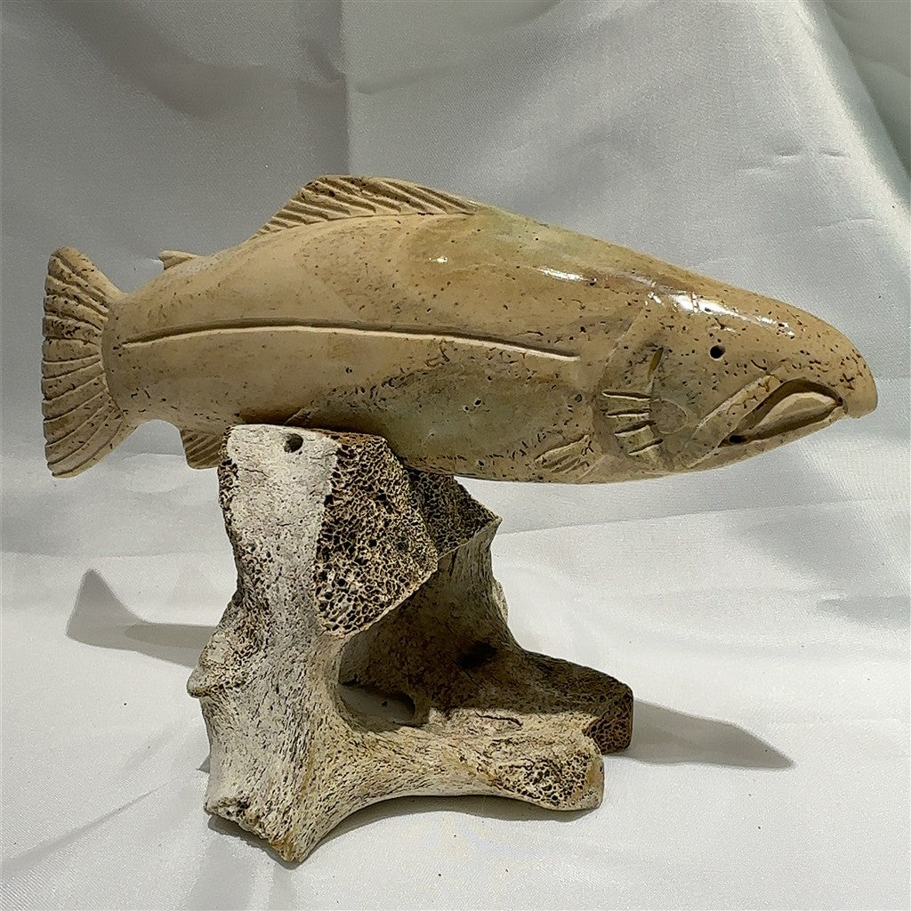Salmon Sculpture