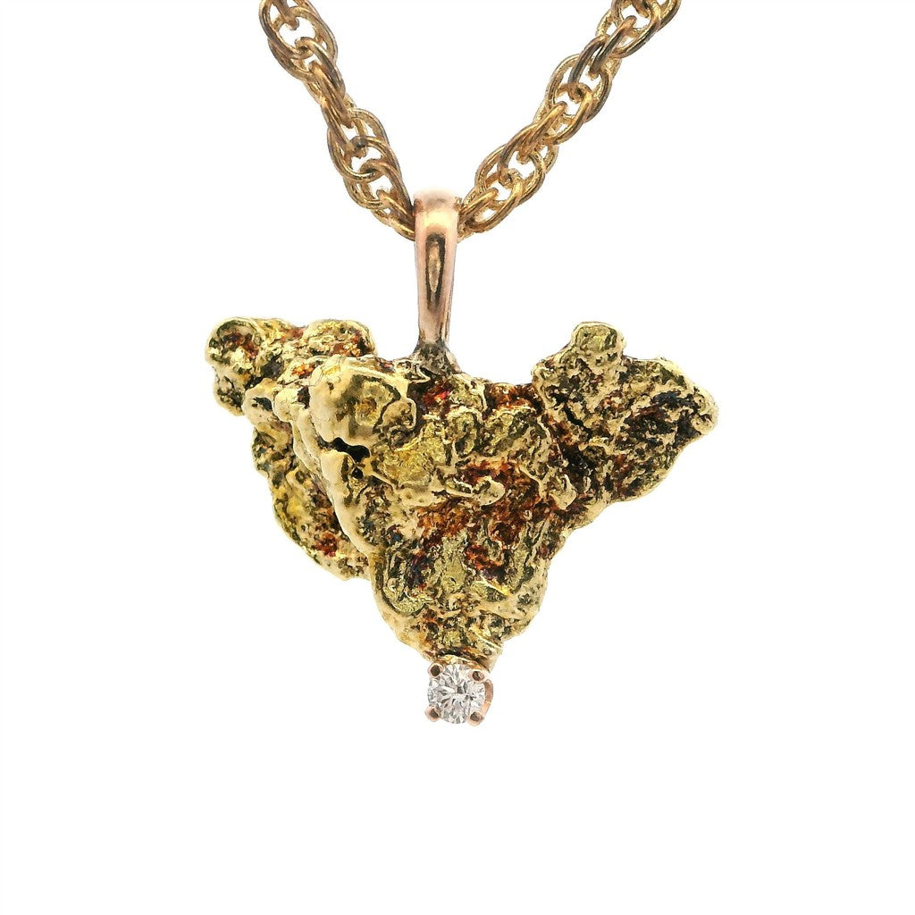 Alaskan Gold Nugget Pendants