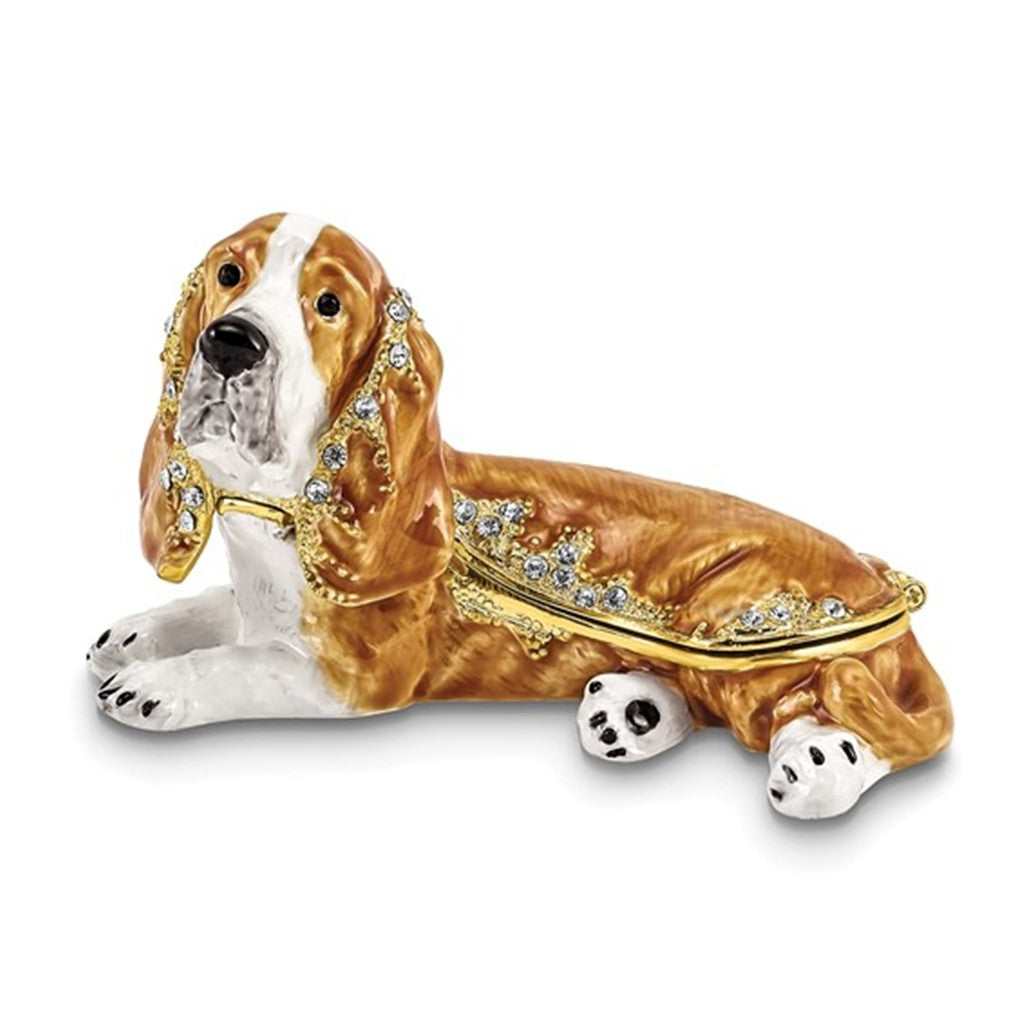 Bassett Hound Trinket Box