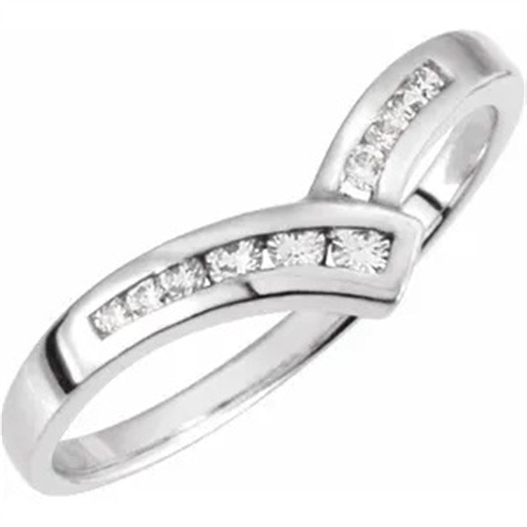 Geometric Style Fashion Ring Sterling Silver Yellow with Diamonds size 6
