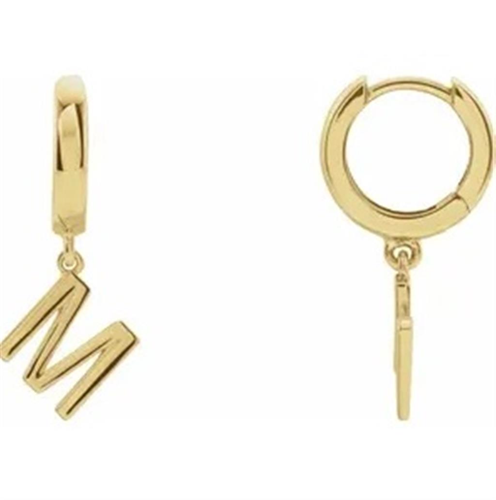 87230 each Huggie Hoop Precious Metal Earrings 14 Karat Gold Yellow