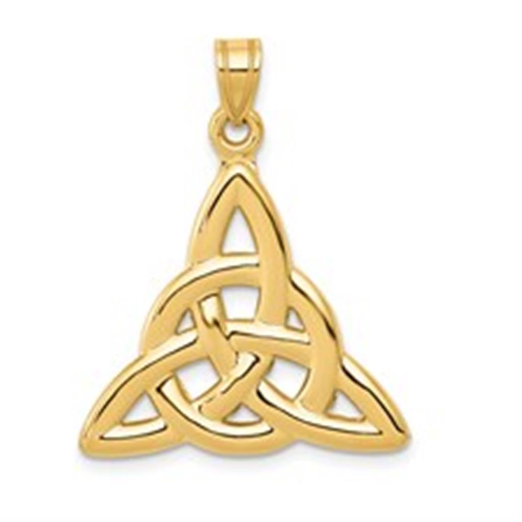 Knot Drop Pendant 14 Karat Gold Yellow