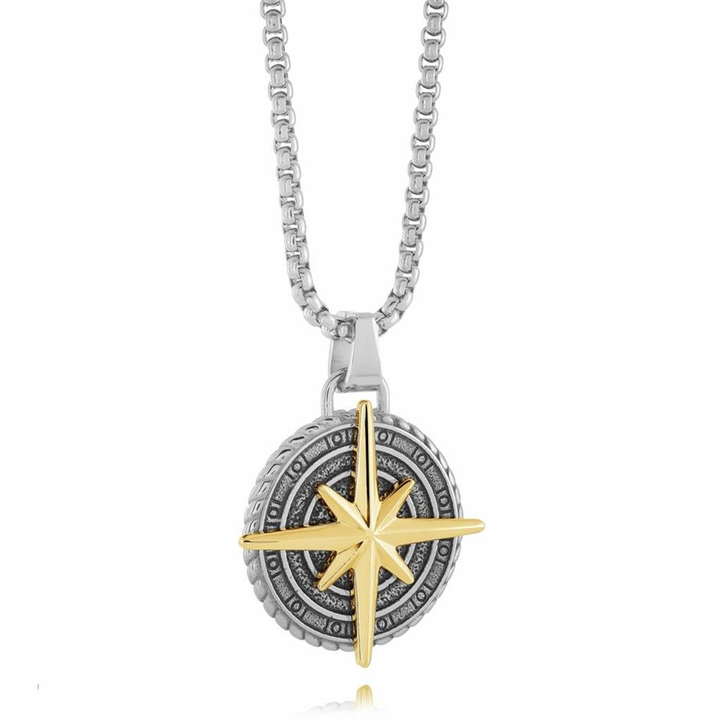 Drop Style Pendant Alt Metal Stainless Steel Silver & Gold