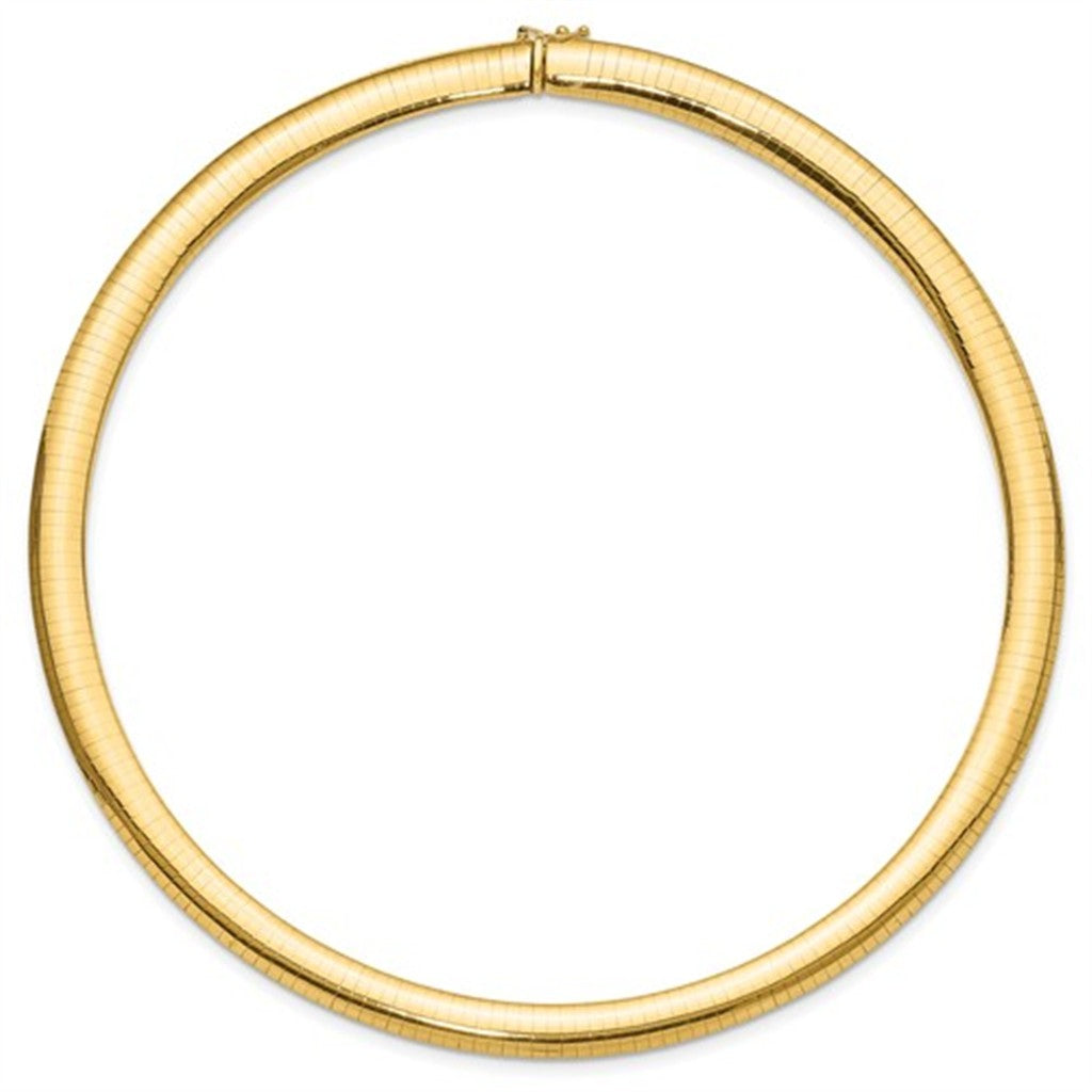 Omega Link Chain 14 Karat Gold Yellow 4.7 MM Wide 16' In Length