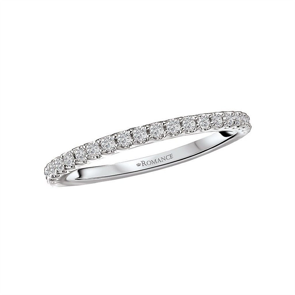 1/2 Anniversary Style Diamond Wedding Band 14 Karat Gold White size 6