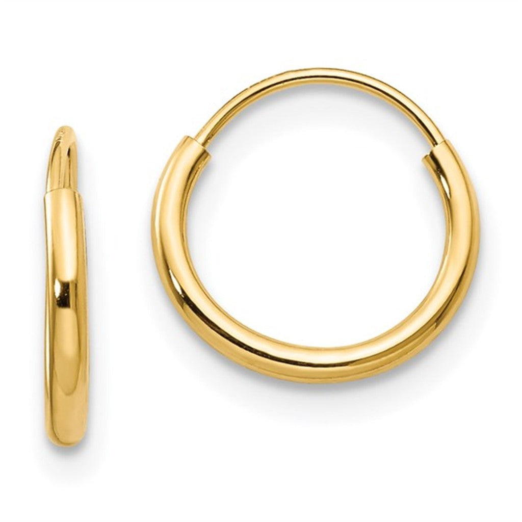 <nothing> Precious Metal Earrings 14 KT Yellow