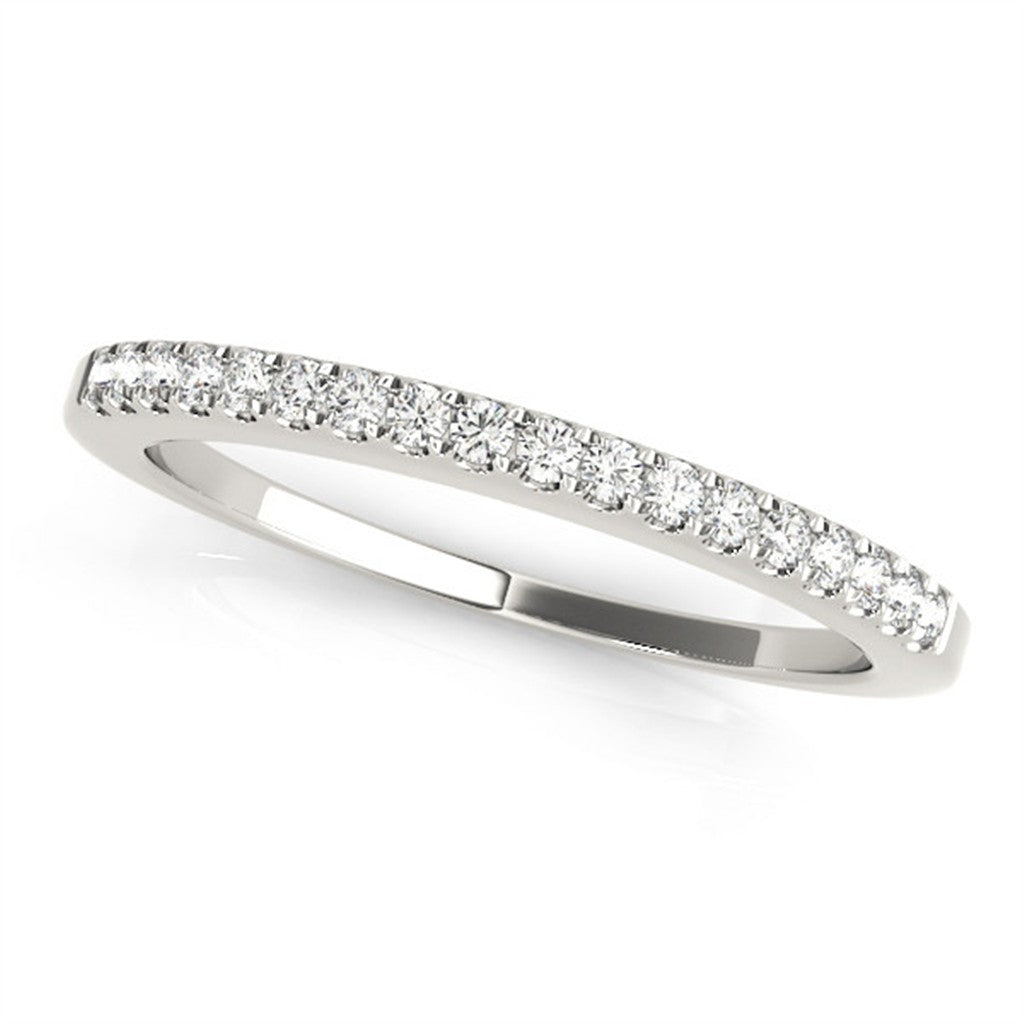 1/2 Anniversary Style Diamond Wedding Band Alloy White size 7.25