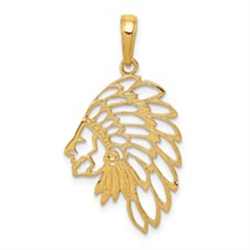 Drop Pendant 14 Karat Gold Yellow