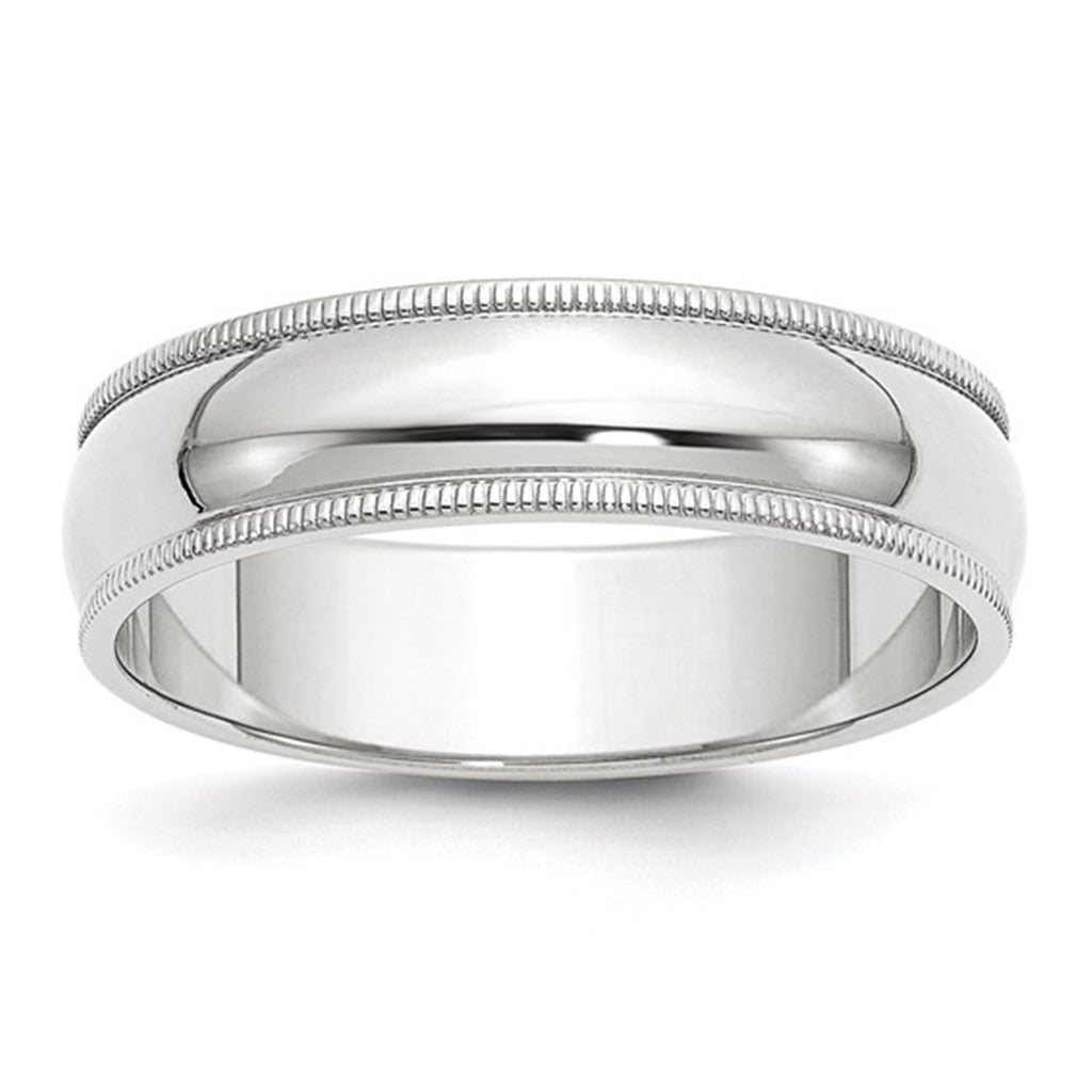 Wedding Band Prec Metal Womens