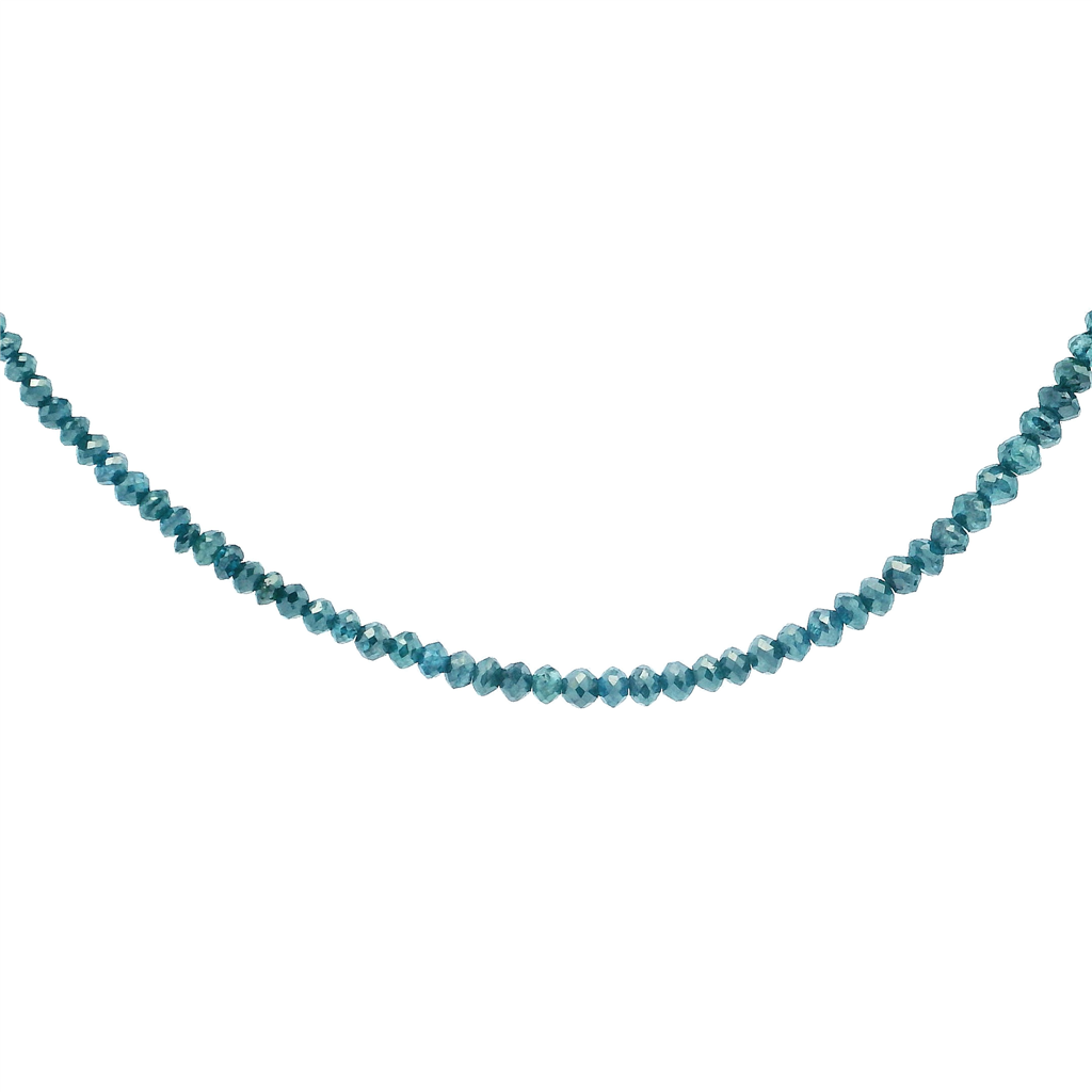 Natural Diamond Raw Bead Shape Greenish Blue Color