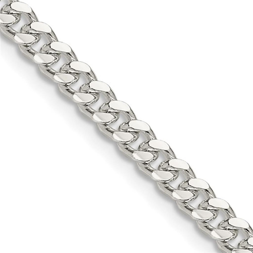 White .925 4 MM Cable Chain 20" Long