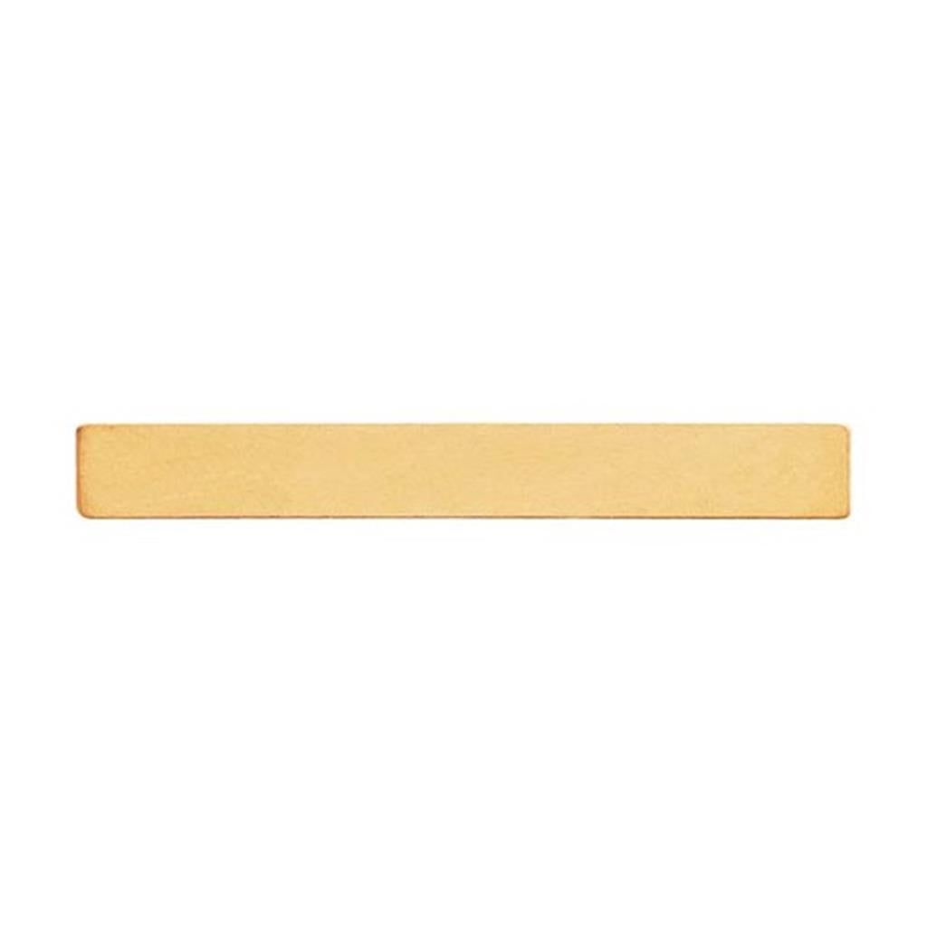 Bar In Line Pendant 14 KT Yellow