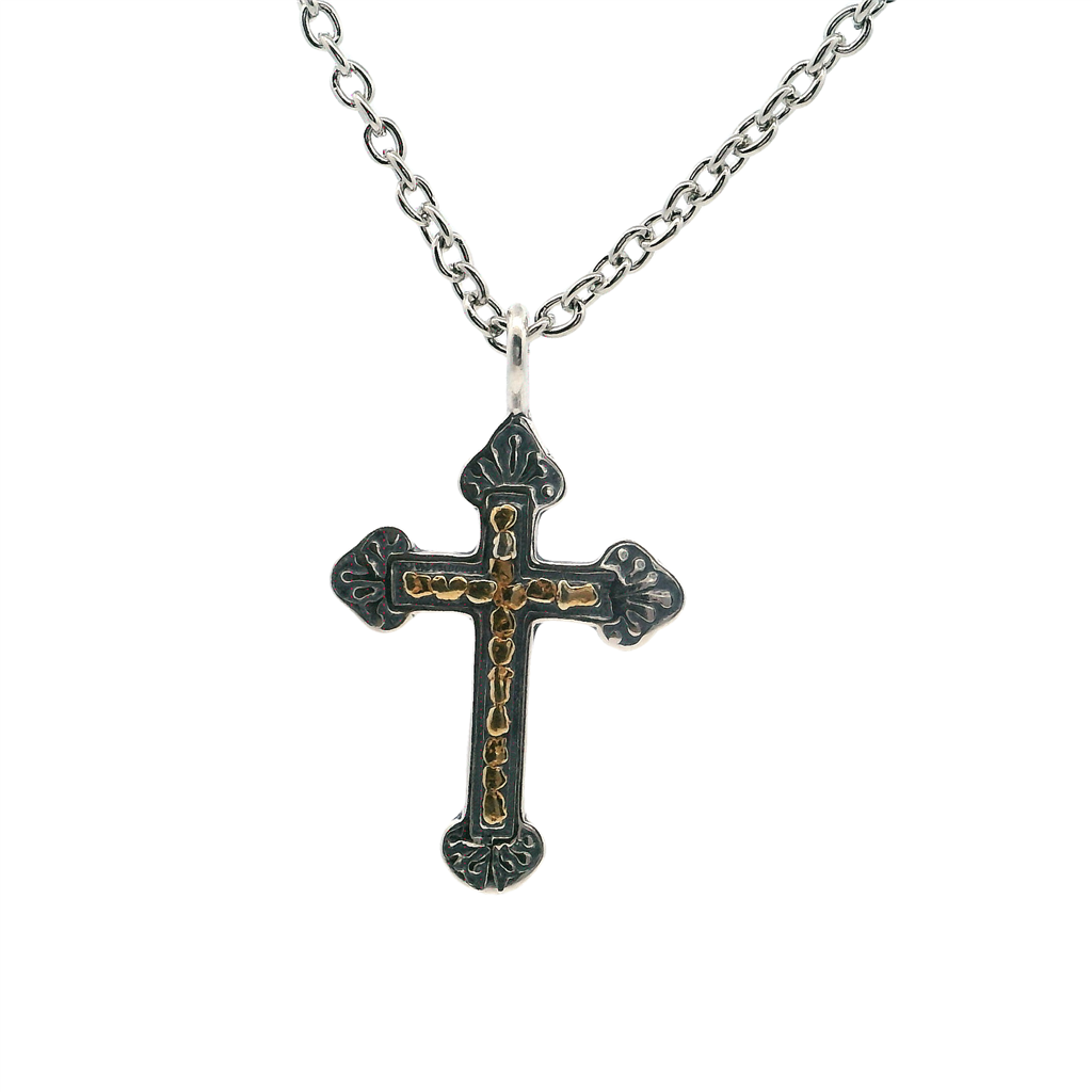 Drop Style Religeous Pendant Sterling Silver