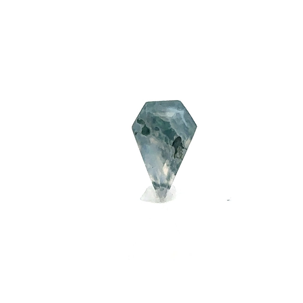 0.80 Carat Fantasy Cut Shape Moss Agate