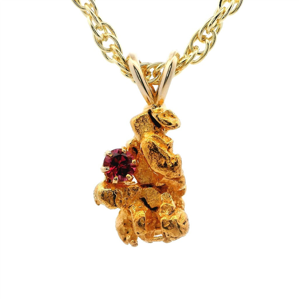 Alaskan Gold Nugget Pendants