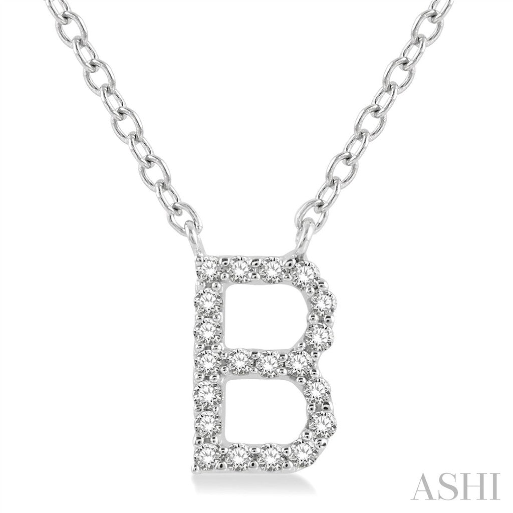 Initial Y Style Necklace 10 Karat Gold White With Diamonds 18" Long