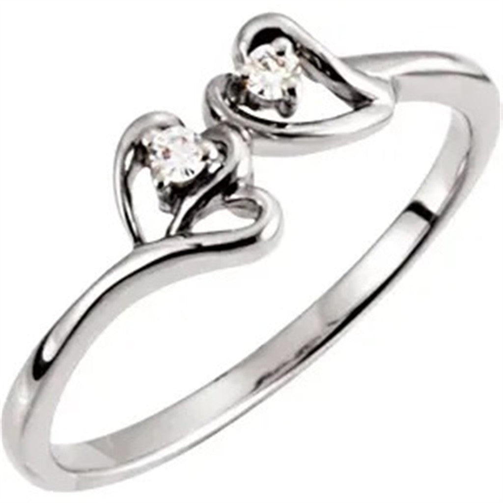 Contemporary Style Fashion Ring Sterling Silver Yellow with Diamonds size 6