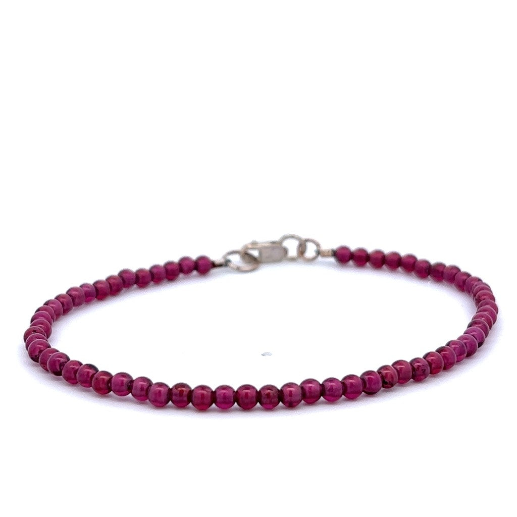 Primary Stone.Hue/Color Primary Stone.Type & Stone 2.Hue/Color Stone 2.Type Gemstone Bead Clasp Bracelet 7.5" Long