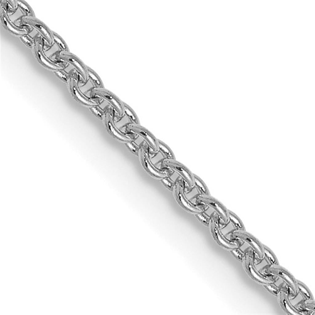 Cable Link Chain 14 KT White 1.4 MM Wide 20' In Length