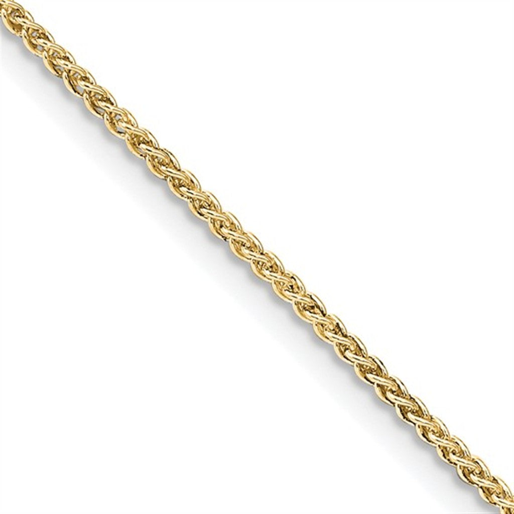 Spiga Link Chain 14 Karat Gold Yellow 1.4 MM Wide 18' In Length