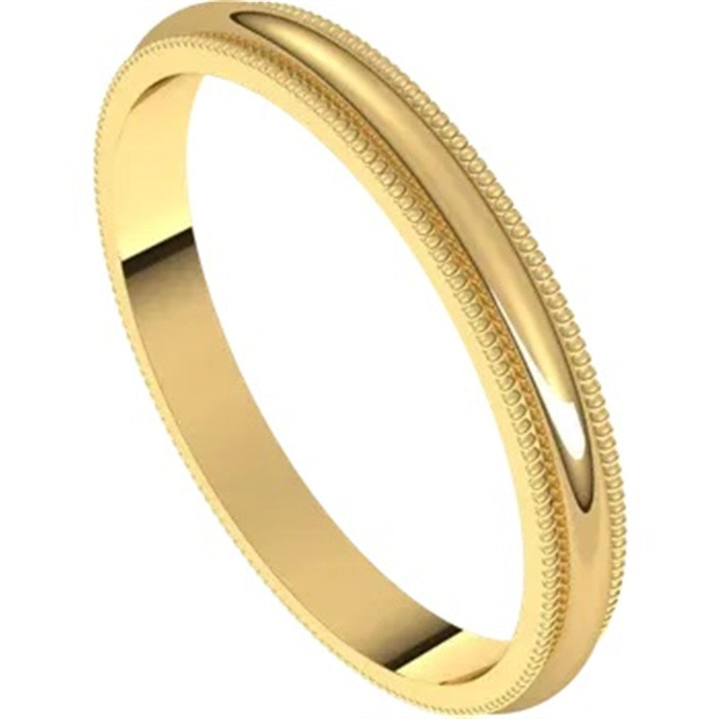 Wedding Band Prec Metal Womens