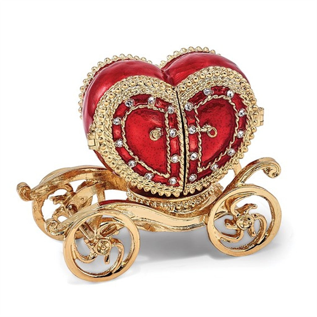 Heart Carriage Trinket Box