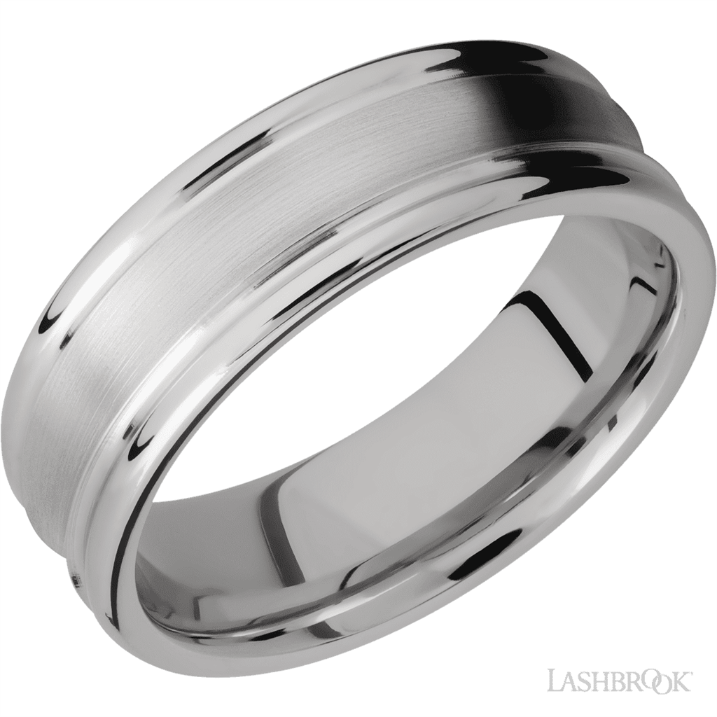 Straight Solid Style Wedding Band 14 Karat Gold White 9mm wide size 10