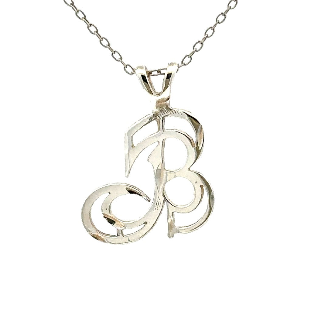 Drop Style Pendant/ Charm Sterling Silver