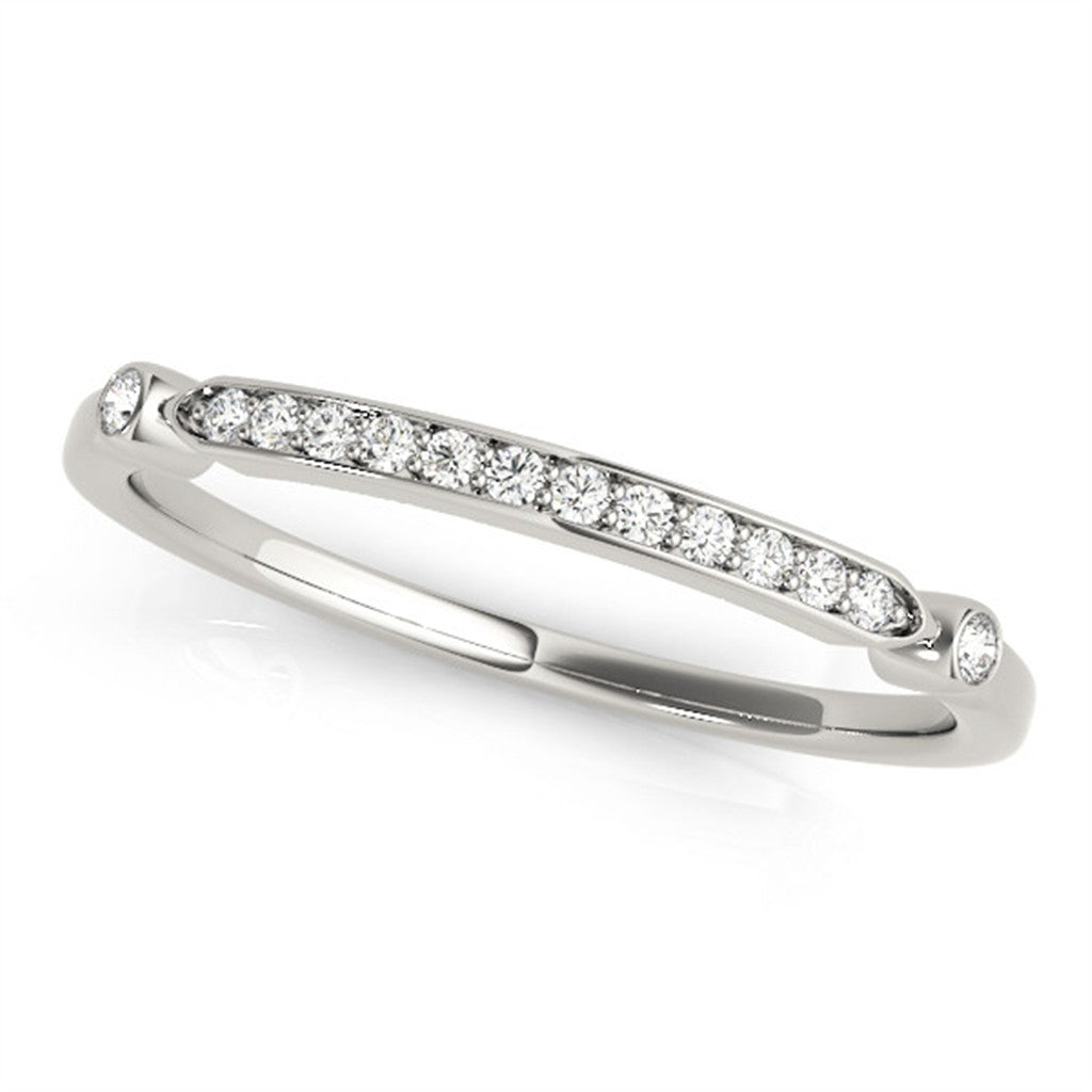 1/2 Anniversary Style Diamond Wedding Band Alloy White size 6