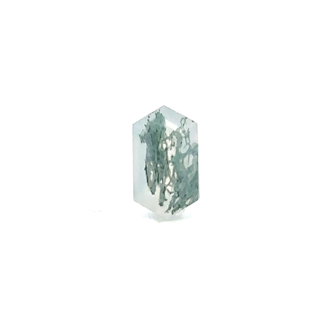 1.42 Carat Fantasy Cut Shape Moss Agate