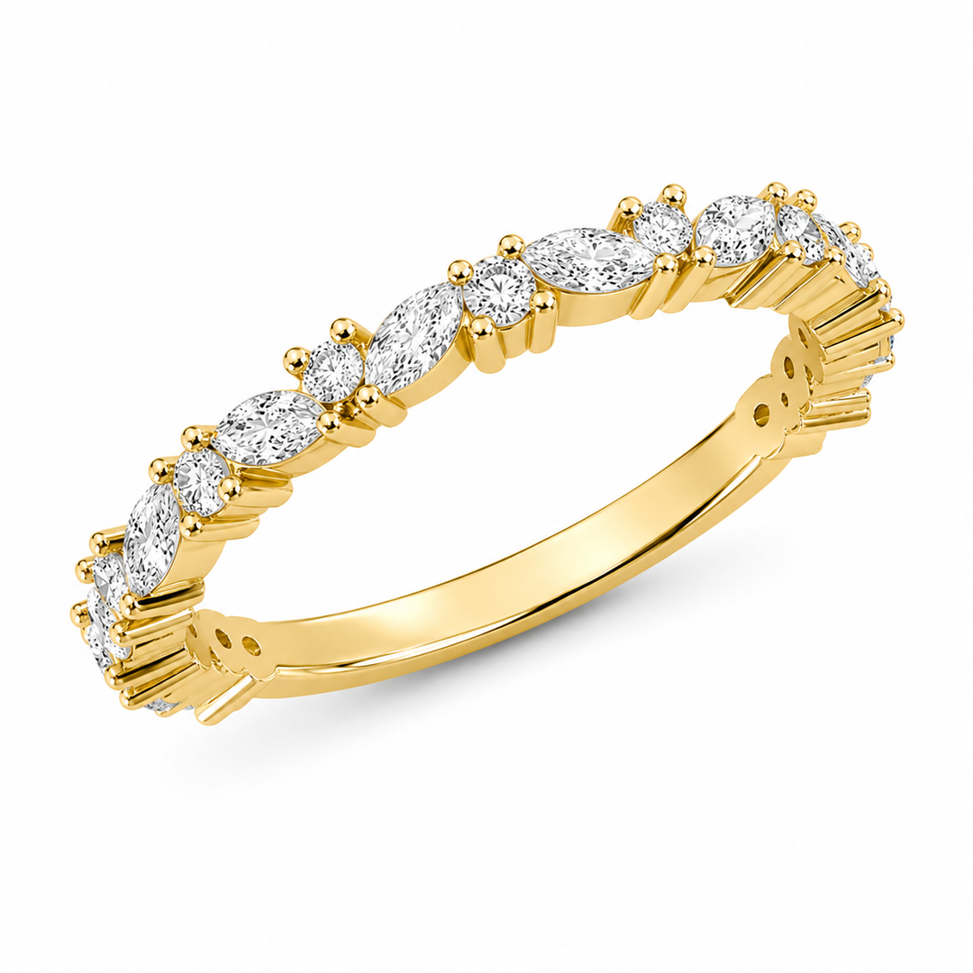 Wedding Band Lab Grown Diamond Women