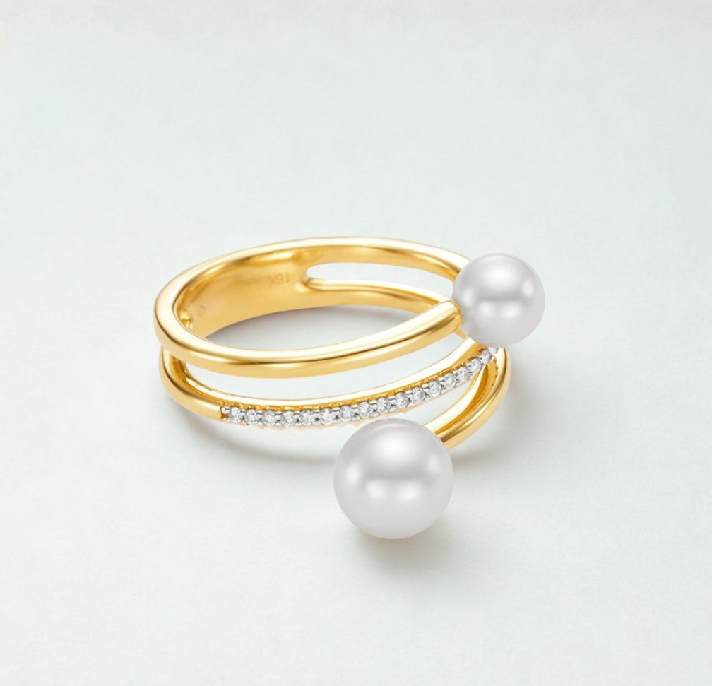Ring Pearl Womens