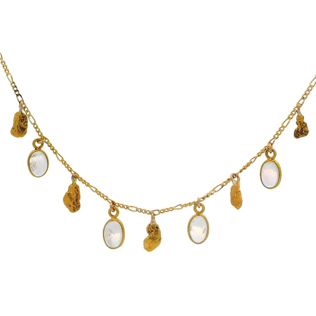 Gold Nugget Necklace