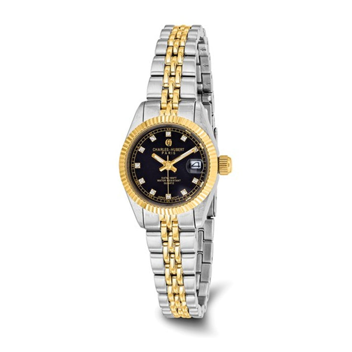 Dress Style Quartz (Battery) Womans Watch with a Stainless Steel Band By Charles Hubert