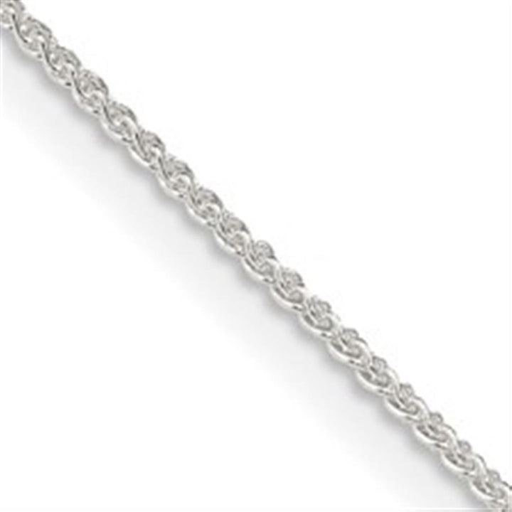 White .925 1 MM Spiga Chain 20" Long