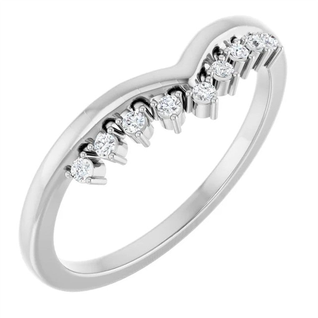 Womens Wedding Band Lab Diamond