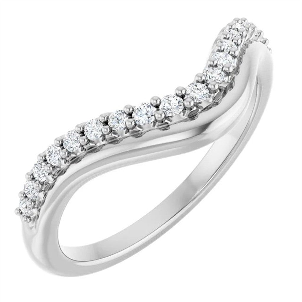 Womens Wedding Band Lab Diamond