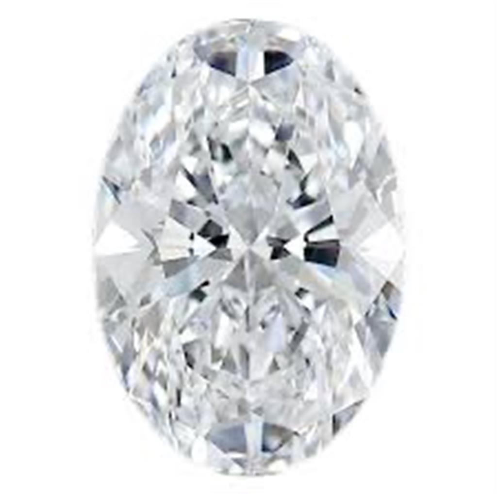 0.51 Carat Lab Diamond Oval Shape E Color SI1 Clarity VG Cut