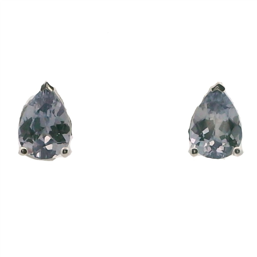 Dangle Earrings Silver Colored Stones
