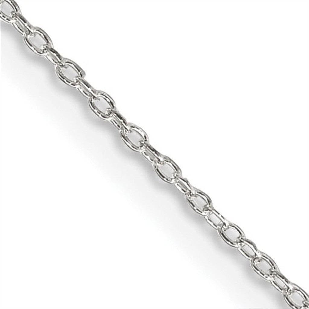 Sterling Silver 1.1 MM Cable Chain 16" Long