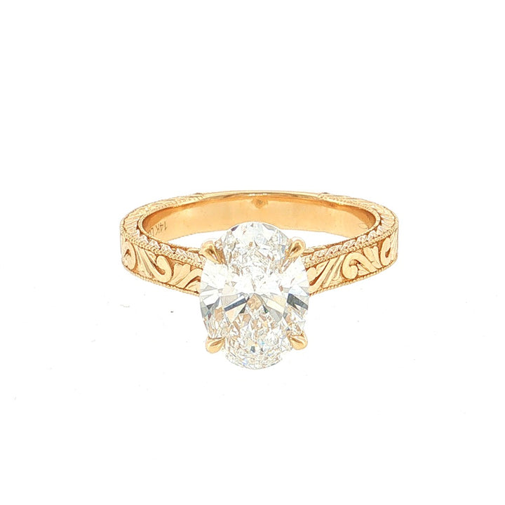 Lab Diamond Engagement Ring