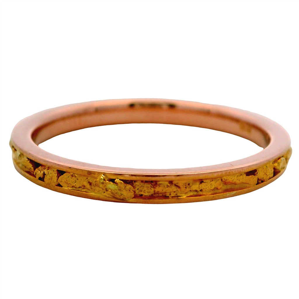 Womens Fashion Alaskan Gold Nugget Ring