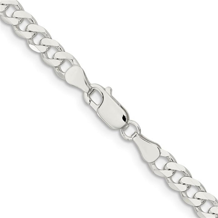 White .925 6 MM Curb Chain 30" Long