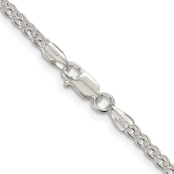 Sterling Silver 2.5 MM Spiga Chain 22" Long